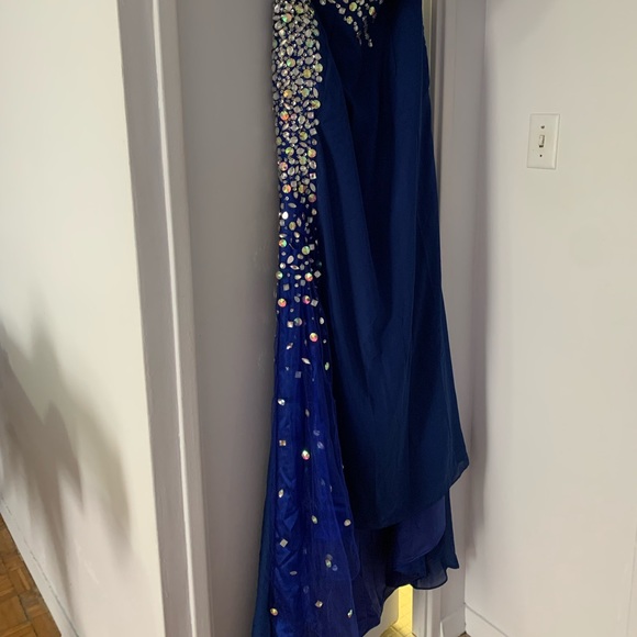 stunning beautiful evening maxi dress with sparkle - Picture 2 of 6